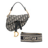 Dior Mini Oblique Canvas Saddle Bag Secondhand
