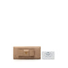 Prada Saffiano Bow Continental Long Wallet Secondhand