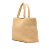 Saint Laurent Raffia Embroidered Logo Tote Secondhand