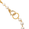 Chanel Gold Plated Faux Pearl Chain Necklace Secondhand