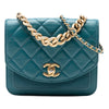 Chanel Mini Quilted Calfskin and Caviar Chain Handle Flap Secondhand