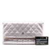 Chanel Quilted Calfskin Pixel Effect Beauty Foldover Clutch Secondhand