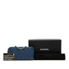 Chanel Small Quilted Caviar Clutch With Chain Secondhand