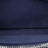 Chanel Quilted Denim Gabrielle Double Zip Clutch with Chain Secondhand