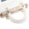 Dior Medium Embroidered Lace 3D Macrame Lady D Lite Secondhand