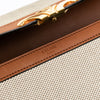 Celine Classique Canvas and Calfskin Triomphe Crossbody Secondhand