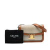 Celine Classique Canvas and Calfskin Triomphe Crossbody Secondhand