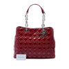 Dior Large Patent Cannage Lady Dior Soft Shopping Tote Secondhand