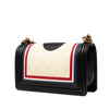 Chanel Old Medium Multicolor Quilted Lambskin Crest Boy Flap Secondhand