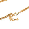 Chanel CC Gold Plated 31 Rue Cambon Dog Tag Pendant Necklace Secondhand