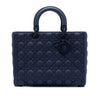 Dior Large Ultra Matte Calfskin Cannage Lady Dior Secondhand