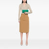 Secondhand Saint Laurent Smooth Leather Cassandre Clutch