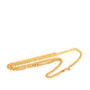 Chanel Gold Plated Double Strand Link Chain Necklace Secondhand