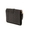 Saint Laurent Grain De Poudre Triquilt Monogram Envelope Clutch Secondhand