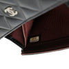Chanel Quilted Lambskin Flap Long Wallet Secondhand