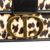 Dior Pony Hair Leopard Print 30 Montaigne Flap Secondhand