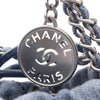 Chanel Mini Denim Studded 22 Handbag Secondhand