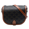 Celine Medium Triomphe Coated Canvas Folco Crossbody Secondhand