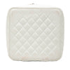 Chanel Large Quilted Lambskin Top Handle Jewelry Box With Chain Secondhand