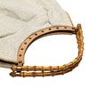 Gucci Woven Leather Bamboo Studded Hobo Secondhand
