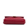 Saint Laurent Medium Quilted Chevron Sheepskin College Satchel Secondhand