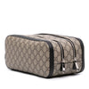 Gucci GG Supreme Double Zip Toiletry Case Secondhand
