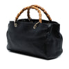 Gucci Medium Calfskin Bamboo Shopper Satchel Secondhand