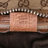Secondhand Gucci Medium GG Canvas Bamboo Bar Tote