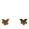 Louis Vuitton Gold Plated Essential V Stud Earrings Secondhand