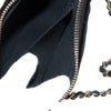 Chanel CC Quilted Velour Half Moon Chain Crossbody Secondhand