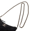 Chanel CC Quilted Velour Half Moon Chain Crossbody Secondhand