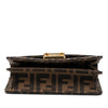 Fendi Zucca Canvas Flap Crossbody Secondhand