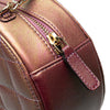 Chanel Quilted Iridescent Lambskin Round Clutch With Chain Secondhand