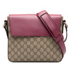 Gucci GG Supreme Flap Messenger Bag Secondhand