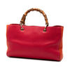 Secondhand Gucci Medium Bicolor Calfskin Bamboo Shopper Satchel