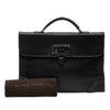 Bottega Veneta Intrecciato Trimmed Leather Business Bag Secondhand