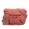 Secondhand Balenciaga Lambskin Motocross Classic Folk Messenger Bag