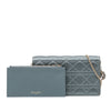 Dior Silk Cannage Lady Dior Wallet On Chain Secondhand