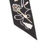 Hermès Les Cles a Pois Silk Twilly Scarf Secondhand