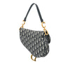 Dior Mini Oblique Canvas Saddle Bag Secondhand