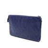 Chanel CC Quilted Lambskin Double Zip Pouch Secondhand