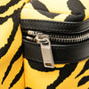 Saint Laurent Canvas Zebra Print City Backpack Secondhand