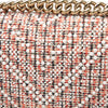 Chanel Small Chevron Tweed and Lambskin Pearl Boy Flap Secondhand