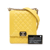 Chanel Quilted Lambskin North South Boy Flap Secondhand