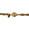 Chanel CC Gold Plated Centaur Medallion Pendant Necklace Secondhand