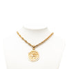 Chanel CC Gold Plated Centaur Medallion Pendant Necklace Secondhand