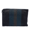 Bottega Veneta Tricolor Nappa Intrecciato Clutch Secondhand