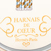 Secondhand Hermès Harnais de Coeur Silk Scarf 90