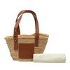 LOEWE Small Raffia Anagram Basket Tote Secondhand