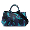 Prada Canvas Canapa Logo Camouflage Satchel Secondhand